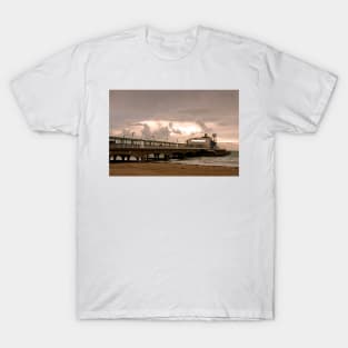 Bournemouth Pier and Beach Dorset England UK T-Shirt